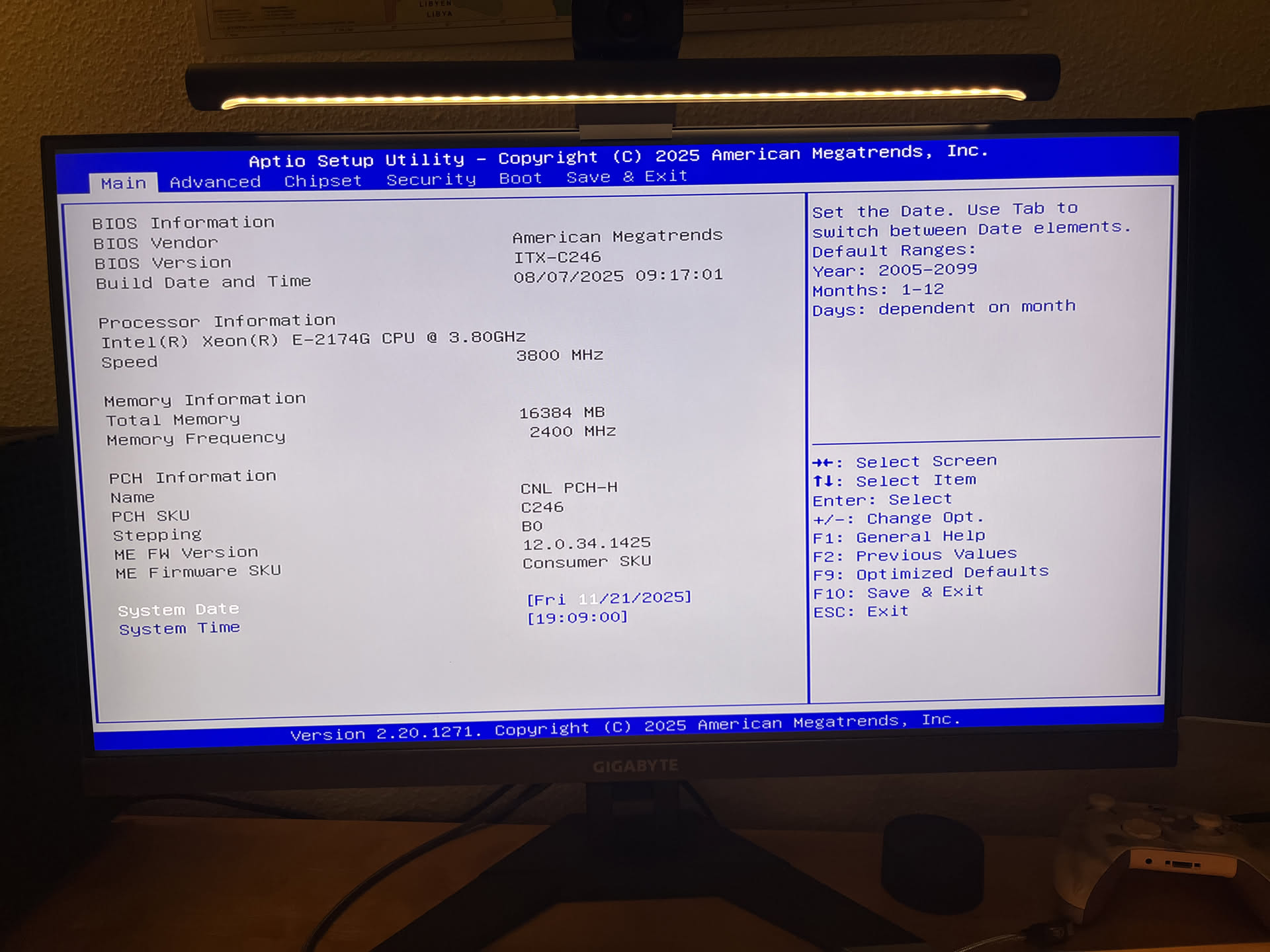 UEFI Screenshot
